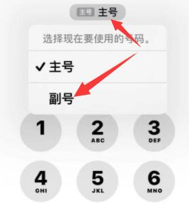 长春苹果14维修店分享iPhone 14 Pro Max使用副卡打电话的方法 