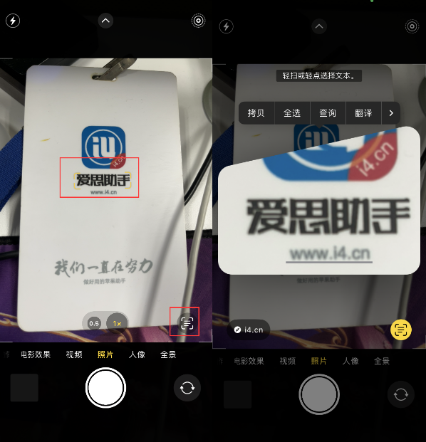 长春苹果手机维修分享升级iOS 16后如何通过相机翻译文本 