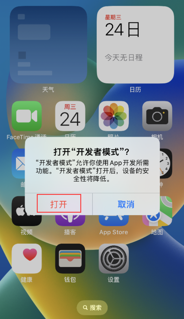 长春苹果手机维修分享如何打开开发者模式 