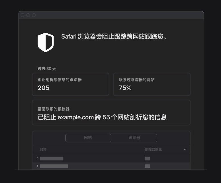 长春苹果手机维修分享如何在 Safari 浏览器中查看和打开隐私报告 
